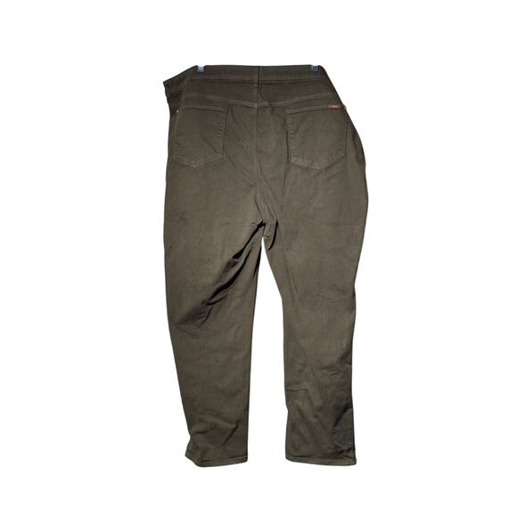 Chico's So Slimming Girlfriend Ankle Dark Olive Pant Chico's Size 4 (US XXL) - Picture 2 of 10